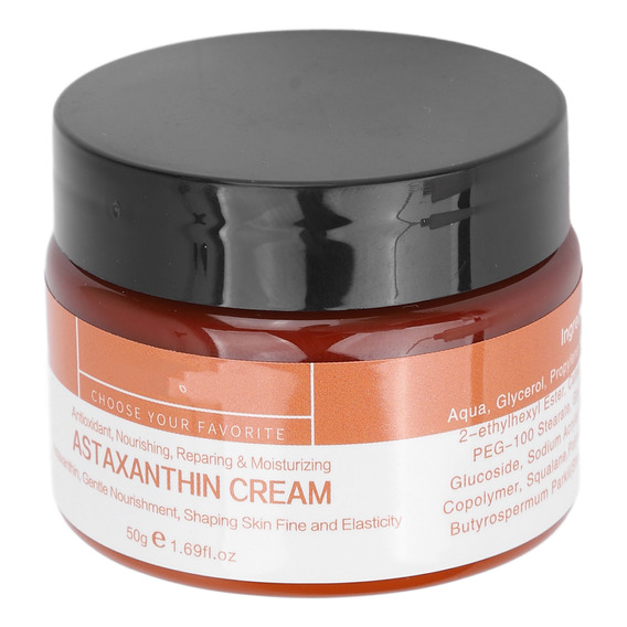Crema Facial Antioxidante Con Astaxantina, Antienvejecimient