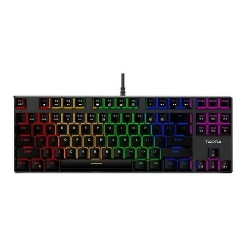 Teclado Mecanico Gamer Targa Tg K250m - 101db Color del teclado Negro