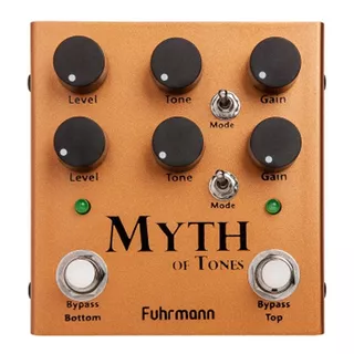 Pedal Myth Of Tones Fuhrmann My01 Cobre Drive Duplo Com Sonoridade Transparente