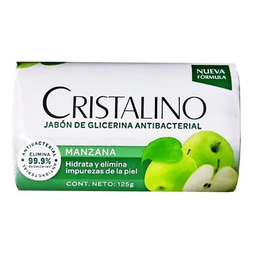 Jabon Cristalino X 125 G.-manzana - g a $32