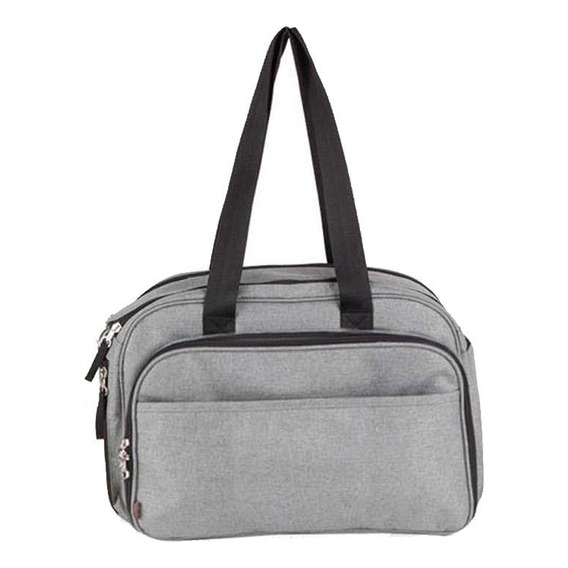 Bolso Maternal Cambiador Infanti Baby Bed Gris