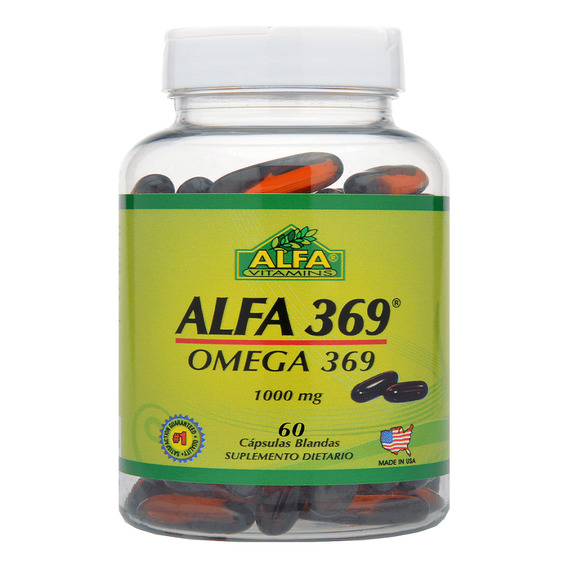 Alfa Omega 369 1000mg X 60 Capsulas
