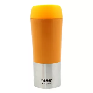 Vaso Térmico Keep On The Go Liso Color Amarillo 400ml