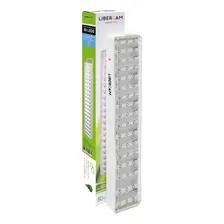 Luces Luz Emergencia 60 Leds Stl Recargable Color Blanco Libercam X-60