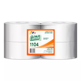 Papel Higienico Industrial Jumbo Blanco 250 Mts X 4 Rollos