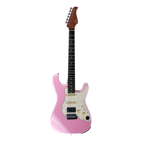 Guitarra eléctrica Gtrs S800 de american basswood shell pink brillante con diapasón de palo de rosa