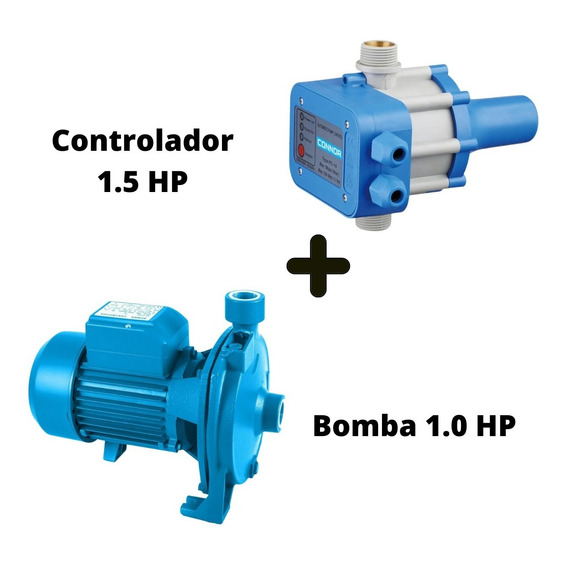 Bomba Agua Centrifuga 1.0 Hp + Controlador 1.5 Hp - Connor 