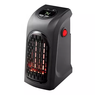 Mini Calentador Calefactor Personal Portátil 400w 110v Color Negro