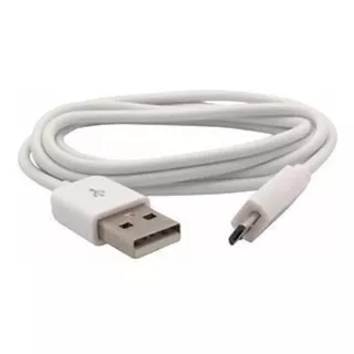 Cable Usb Tipo C 5.a Super Flash Charge 1 Metro Carga Rápida Color Blanco