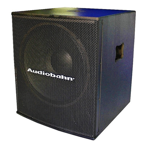 Audiobahn Subwoofer Profesional Amplificado 18 PuLG Asub18x Color Negro