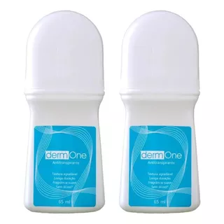 Kit 2 Desodorante Roll-on Antitranspirante Derm One 65ml 