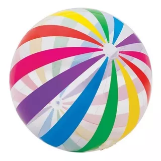 Pelota Inflable Grande De Playa Intex 107cm Diámetro 59065