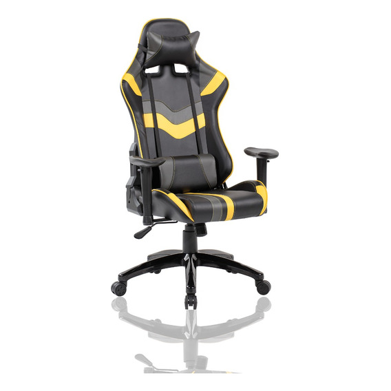 Silla Gamer Mortal Ergonomica Para Oficina Y Juegos Ngr-ama