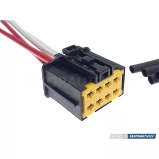 Plug Conector Chicote P/ Resistência Ar Renault Master 2.5