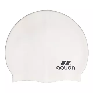 Gorra Natación Aquon® Silicona Adulto Colores 100% Silicone Color Blanco