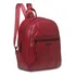 Mochila Las Oreiro 100% Cuero Pu  Resistente Liviana 18960 Rojo