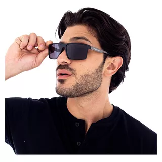 Oculos De Sol Masculino Espelhado Quadrado Polarizado Uv400