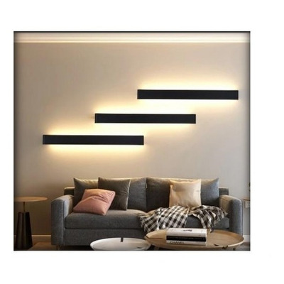 Aplique Led Lineal M Madera Indirecto Diseño Lito N-g