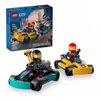 Lego City Go Karts And Race Drivers Carro Conductor 60400