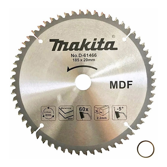 Disco De Sierra Circular 7 1/4'' 60 Dientes Makita Melamina