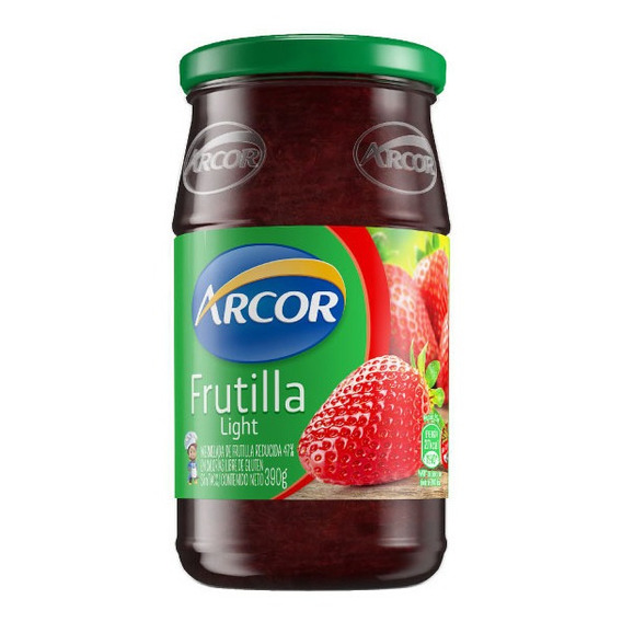 Mermelada Arcor De Frutilla Light X 390 Gr