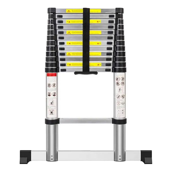 Escalera Telescópica 3.2 Metros Retractil Facil De Armar