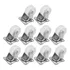 Casters 10pcs White Pp Universal Wheels Replacement