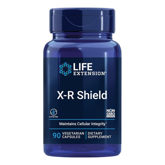 Life Extension X-r Shield Espirulina Antioxidante 90 Cáps Sabor Sin Sabor