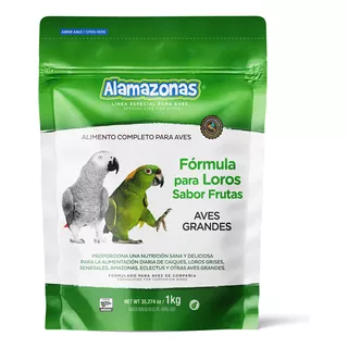 Alamazonas Alimento Para Cotorros Sabor Frutas Croquetas 1kg 