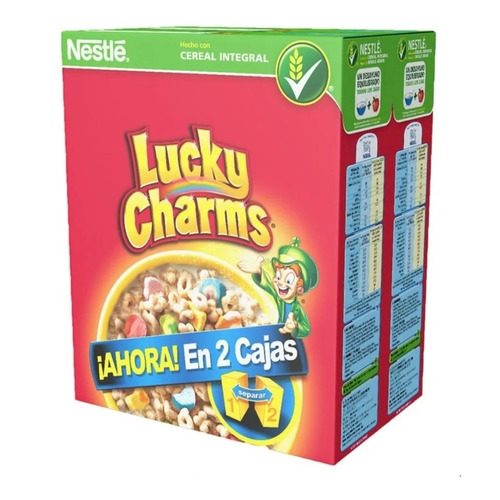 Cereal Importado Lucky Charms 2 Cajas D 652gr C/u (1.304 Kg)