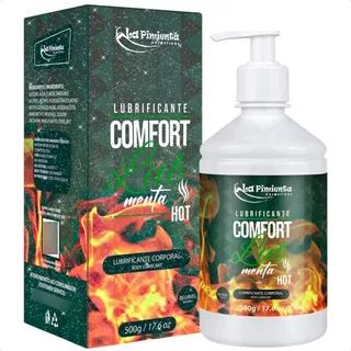 Lubrificante Íntimo Hot Grande 500g Sabor Conforto Qualidade Sabor Menta Hot