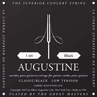 Cuerdas Para Guitarra Clásica Augustine (hlsetblack)