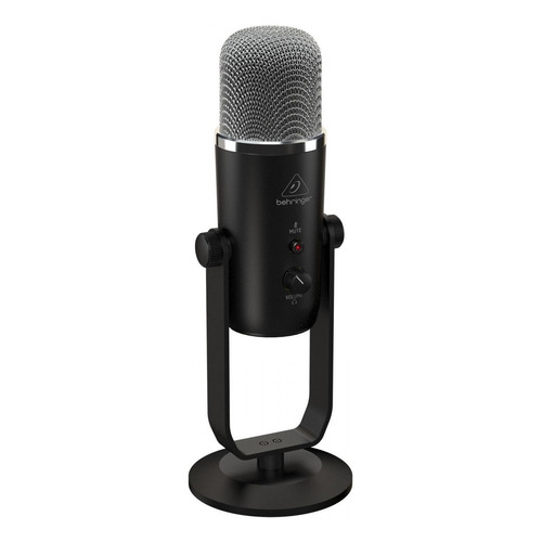 Microfono Behringer Bigfoot Usb Condenser Ideal Streaming Color Negro