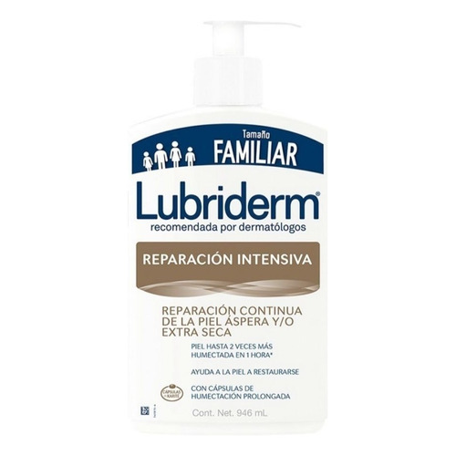 Crema Líquida Lubriderm Reparación Intensiva con dosificador de 946 ml