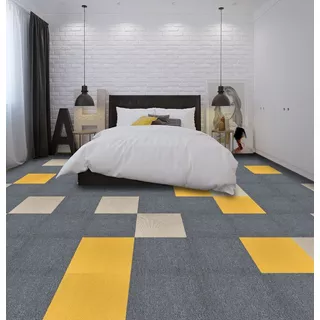 Alfombra Modular Amarillo Varios Colores Forme Su Tapete! 