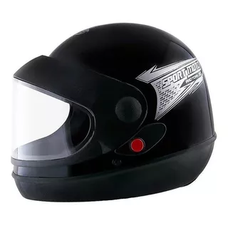 Capacete Para Moto  Integral Pro Tork Sport Moto  Sport Moto  Preto Solid Tamanho 60 