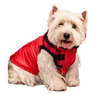 Chaleco Para Perros Elecant | Campera Con Broches Talle 2 | Chaleco Inflado Premium Con Ojal Para Pretal |