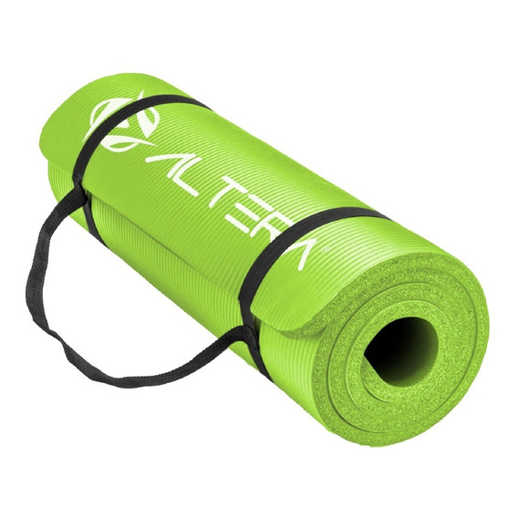 Tapete Para Yoga Ejercicio Entrenamiento Relajacion Fitness Color Verde