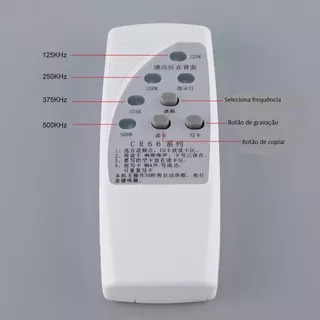 Copiador Gravador Cr66 Keyfobs Tags Rfid Com 4 Frequêcia 