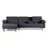 Sala Modular Sofá Cama Mosley Cosmic Reversible Color Gris Oscuro