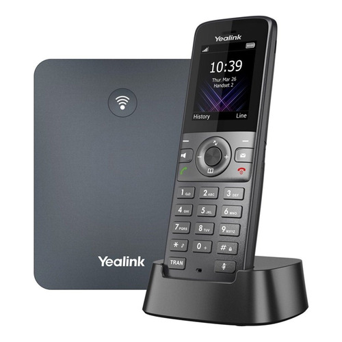 Yealink W73p - Teléfono IP inalámbrico Dect estándar con 10 cuentas SIP