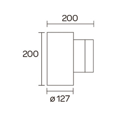 Aplique Unidireccional Aluminio Apto Led Ar111 2060/1 Fw