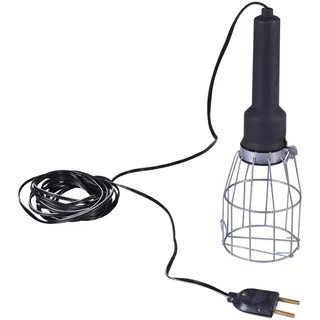 Pendente De Luz Oficinas Mecânicas 5mts -gaiola De Arame Cor Preto 110v/220v