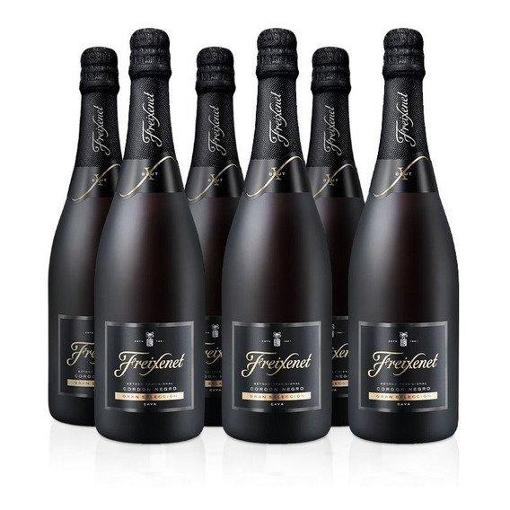 Freixenet Cordon Negro Brut Caja X 6 Cava Española