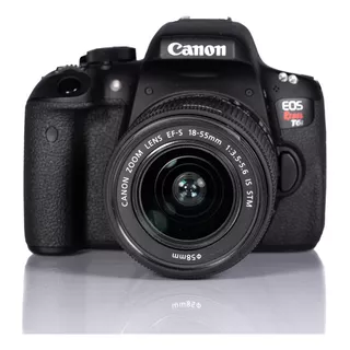 Câmera Canon T6i + Lente 18-55mm - 3.370 Mil Clicks - T0107