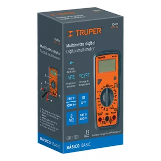 Mulitester Digital Junior Truper 10401