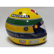 Capacete F1 Brasil Ayrton Senna  Kart Uso Ou Expo 