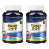 2 Potes Omega 3 6 9 (240 Cáps) 1000mg Envío Gratis!! 