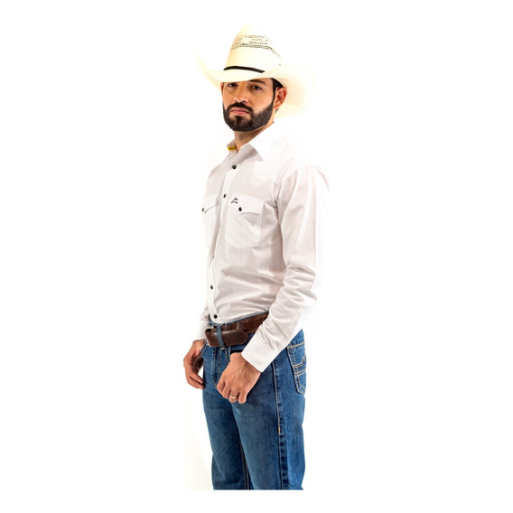 Camisa Vaquera Icy Denver Caballero Blanca Chh112