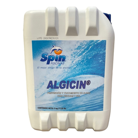Algicida Preventivo Algicin 5 Litros Spin Albercas Piscinas